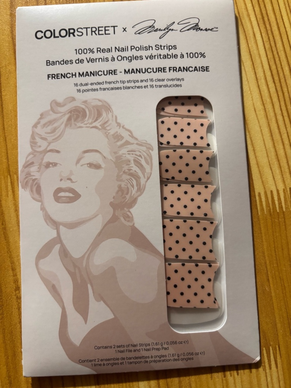 Color Street x Marilyn Monroe  Polka Dot Nail Strips Spotted On Set 2026